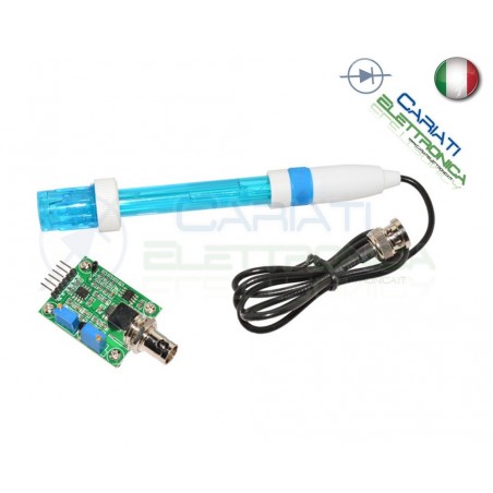 Kit modulo scheda amplificatore con sonda PH shield PHmeter ARDUINO