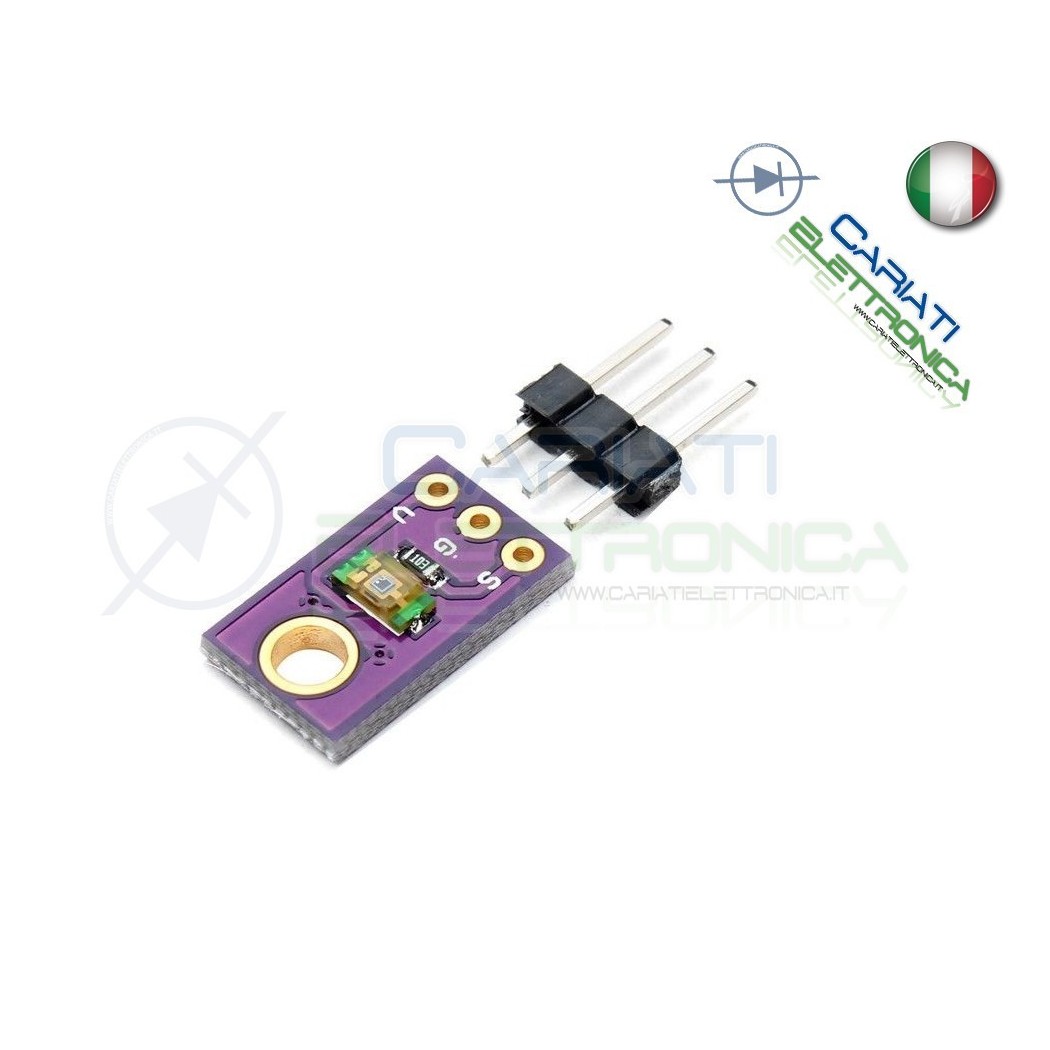 Scheda modulo sensore luce basato su Temt6000