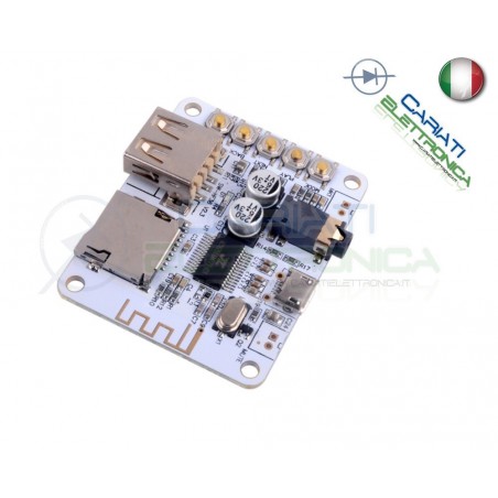 Scheda audio Bluetooth per riproduzione musica a distanza cuffie casse