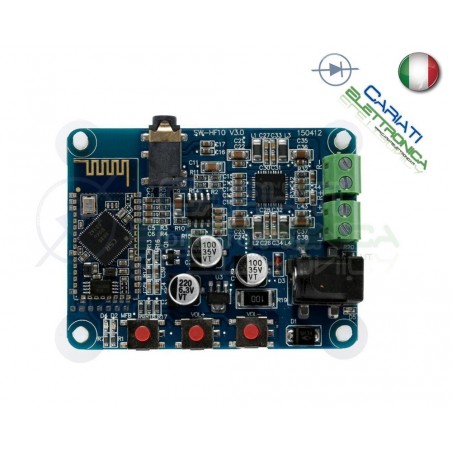 SCHEDA MODULO AMPLIFICATORE STEREO PAM8610 2x10 W Bluetooth Audio