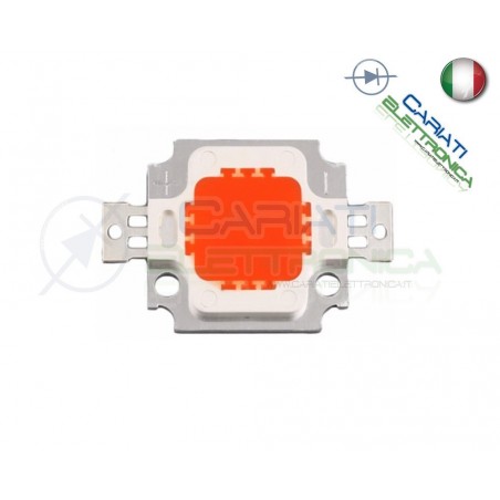 Led Power ROSSO 10W 10 Watt 9-12V 1A 620-630nmGenerico