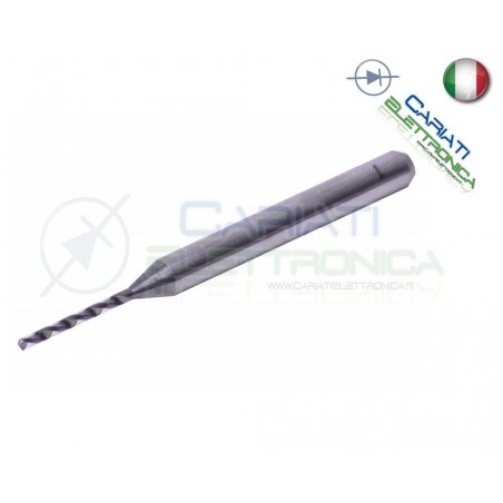 PUNTA HSS 0.3mm per trapano foratura basetta ramata presensibilizzata PCB