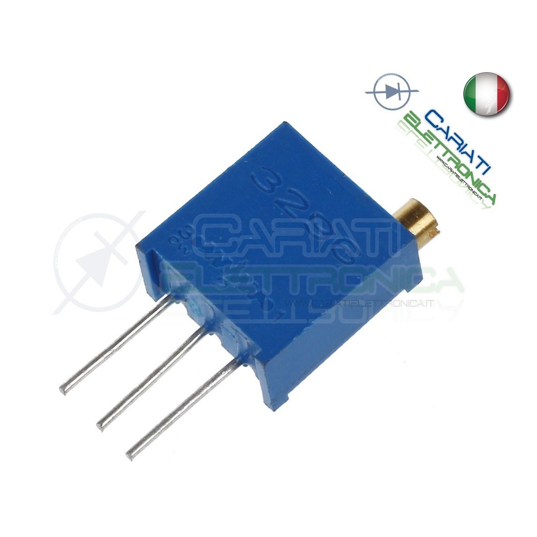 2 pezzi Potenziometro Trimmer 3296w 100 ohm 100ohm