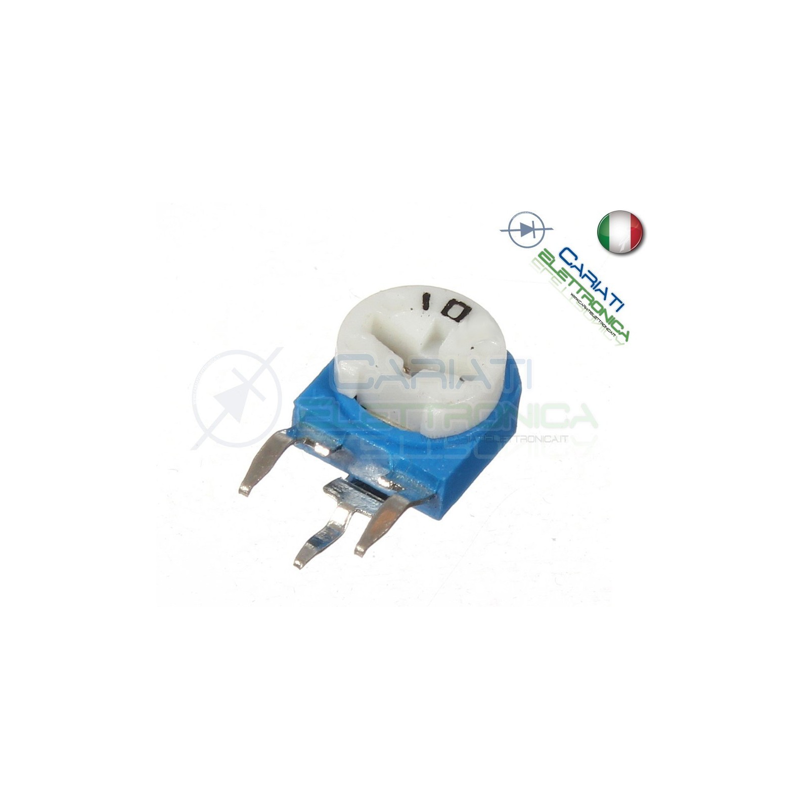 5 pezzi Potenziometro Trimmer Resistenza Variabile 1k ohm 1kohm