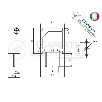 2 pezzi Potenziometro Trimmer 3296X 220K ohm 220KohmGenerico
