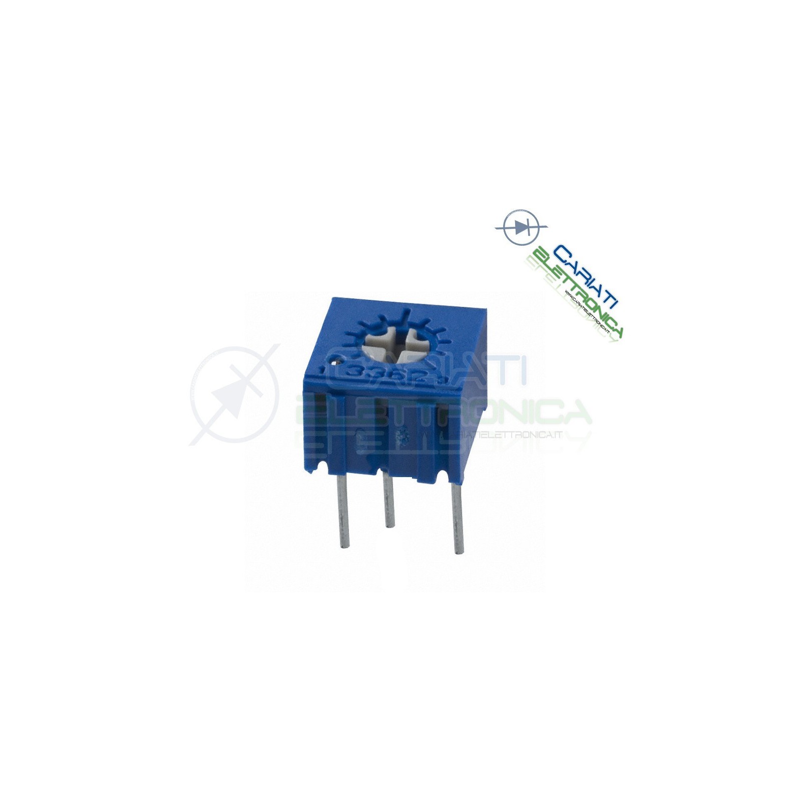 2 pezzi Potenziometro Trimmer 3362P 200K ohm 200Kohm