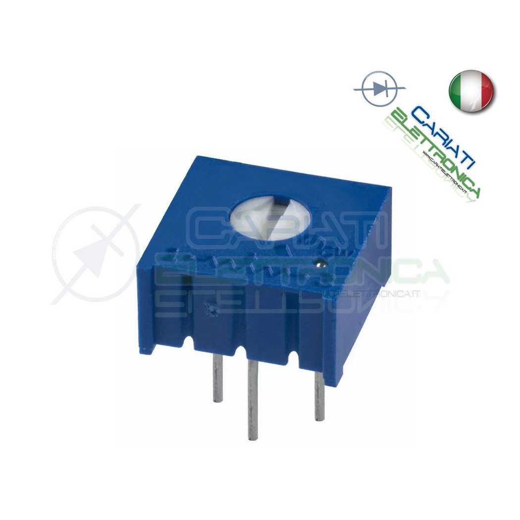 2 pezzi Potenziometro Trimmer 3386P 1K ohm 1Kohm