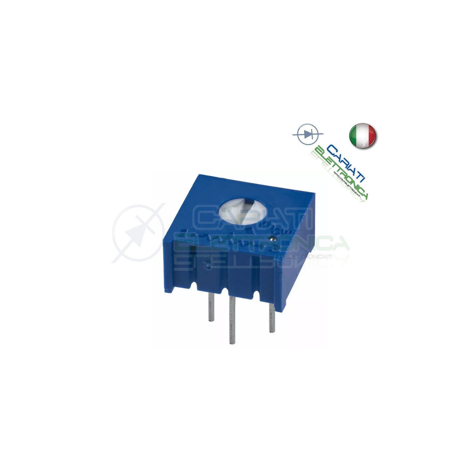 2 pezzi Potenziometro Trimmer 3386P 220K ohm 220Kohm