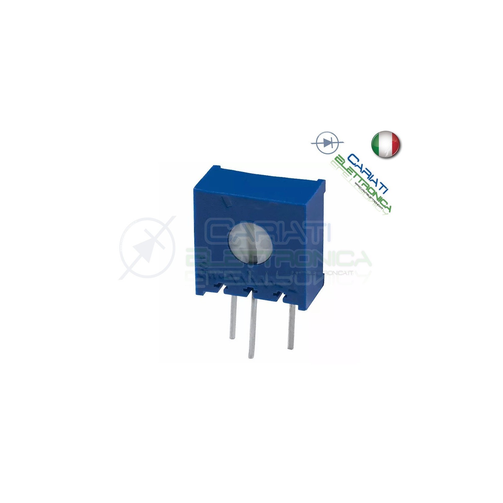 2 pezzi Potenziometro Trimmer 3386X 50 ohm 50ohm
