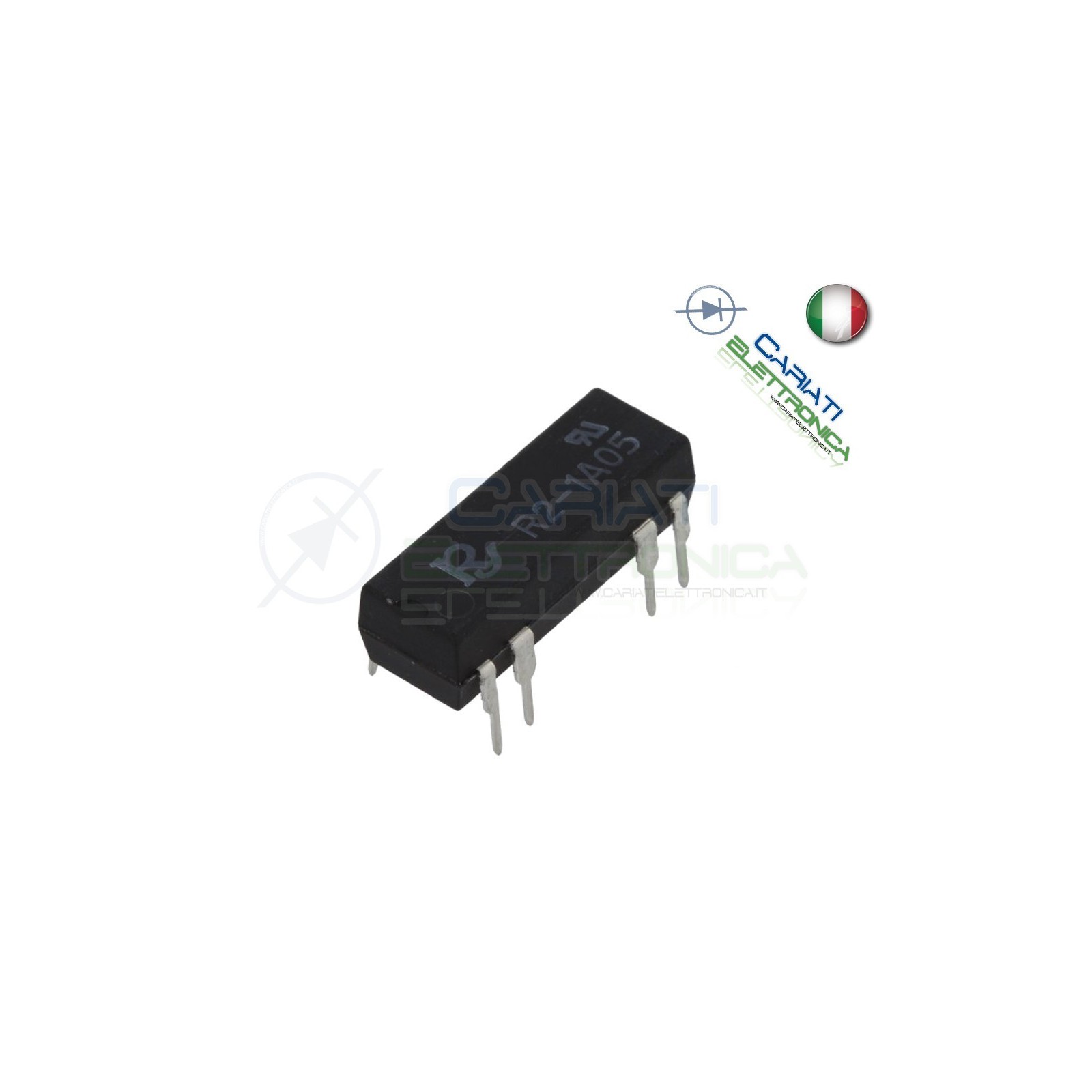 Relè DIP da pcb R2-1A05 con bobina da 5Vdc 1A 250Vdc SPST