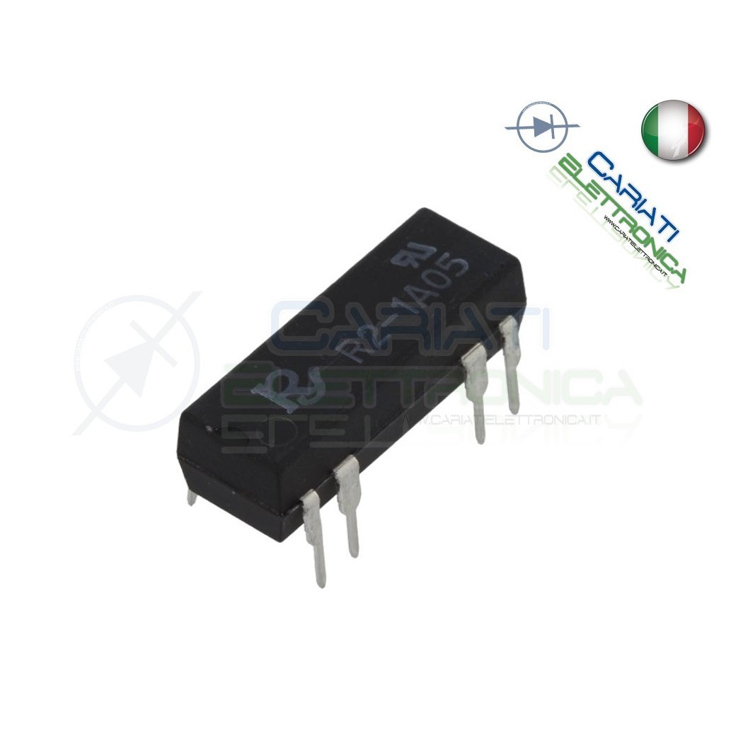 Relè DIP da pcb R2-1A05 con bobina da 5Vdc 1A 250Vdc SPST