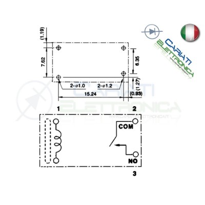Relay FUJITSU TAKAMISAWA JV-24S-KT Voltage coil 24Vdc SPST JV24S-KT 5A 30Vdc 250VacTakamisawa