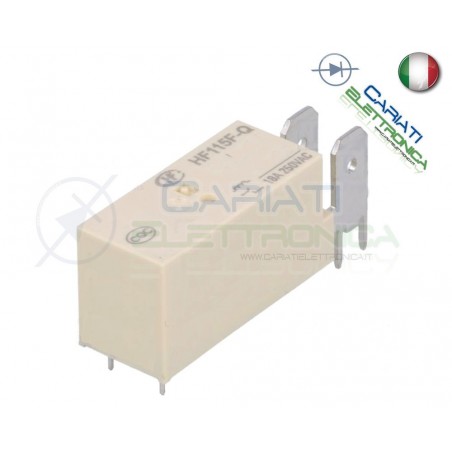 Relay voltage coil 12V HF115F-Q-012-1H Spst 18A 250Vac HongfaHONGFA RELAY