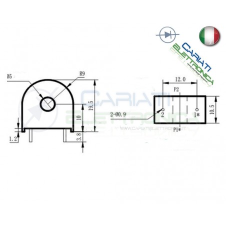 Sensore lettore di corrente HWCT- 5A/5mA Generico