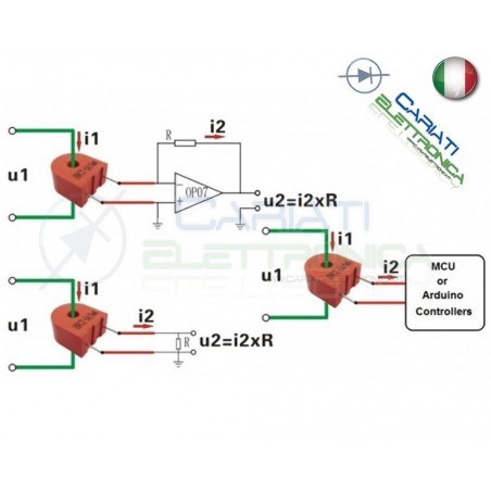 Sensore lettore di corrente HWCT- 5A/5mA Generico