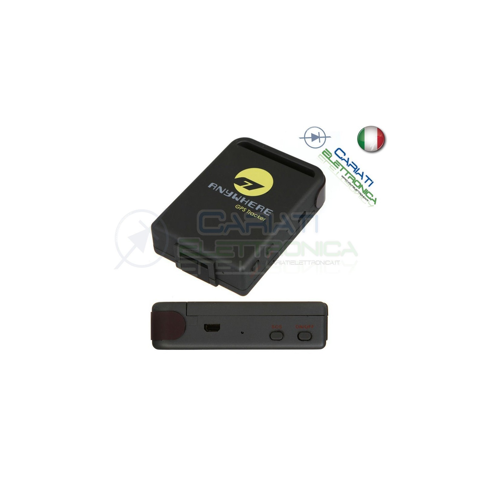 GPS TRACKER TK-106 ANTIFURTO AUTO LOCALIZZATORE SATELLITARE ANYWHERE