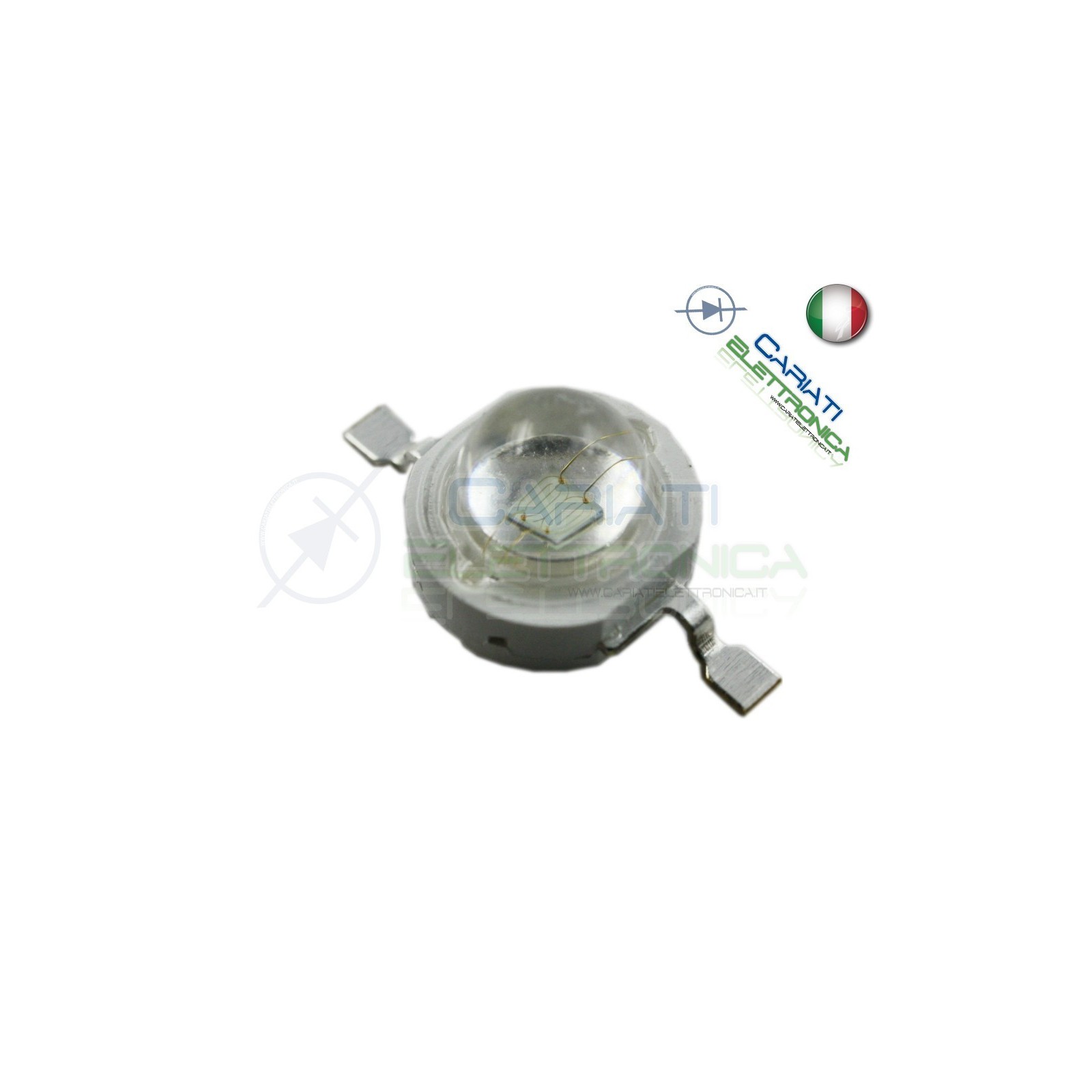 Led Power VERDE 1W 1 Watt 350mA  520-523nm 30 lumen lm