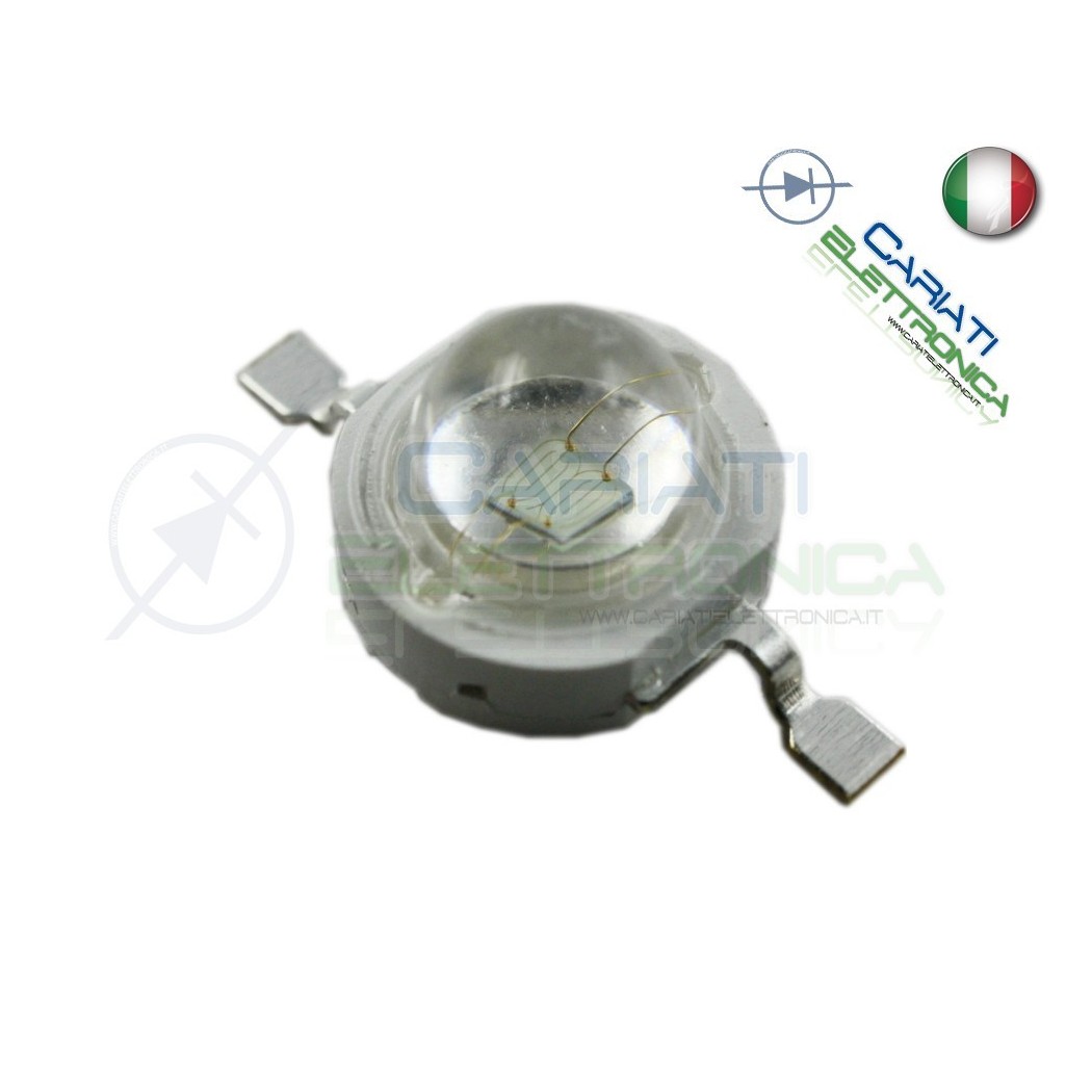 Led Power red 1W 1 Watt 350mA 30 lumen lm