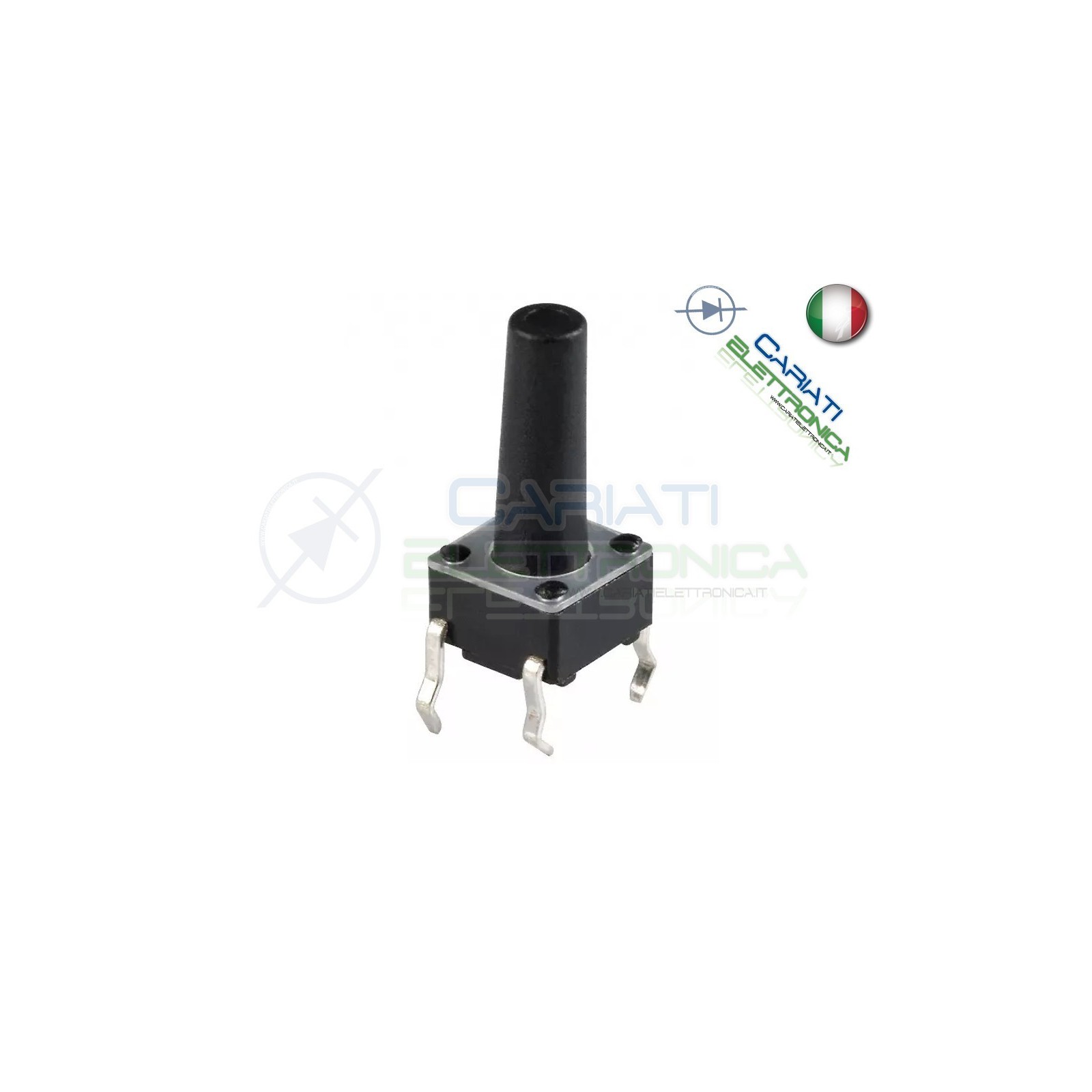 50 pezzi Pulsante 6X6X19 mm PCB Tactile Switch Mini Micro