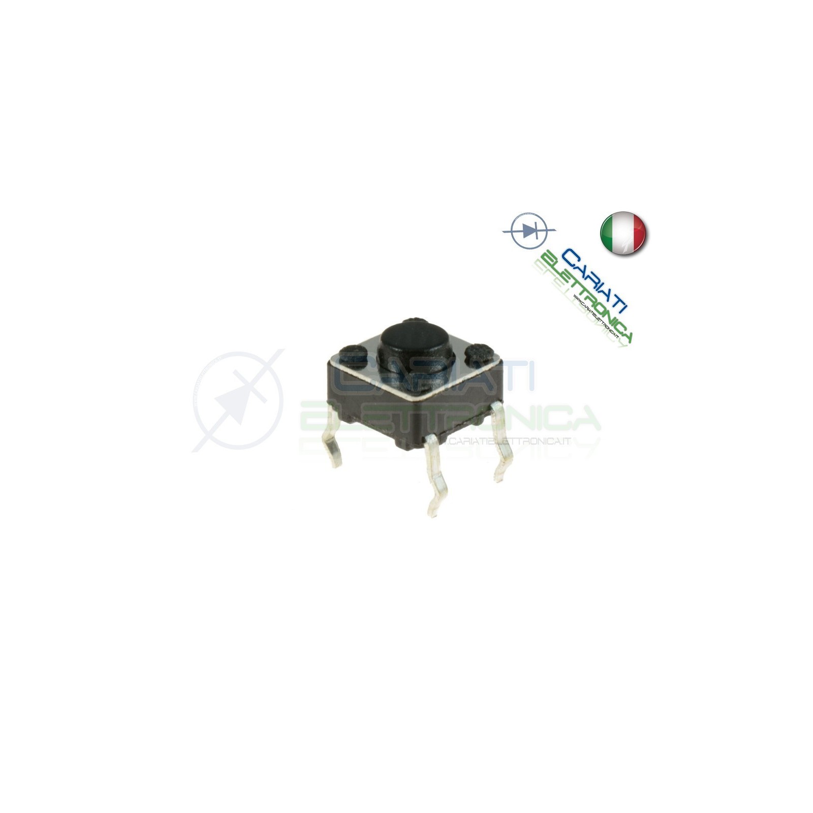 50 MINI MICRO PULSANTE 4.5X4.5X3.8 mm PCB Tactile Switch