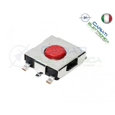 50 MINI MICRO PULSANTE 6X6X3.1 mm PCB Tactile Switch