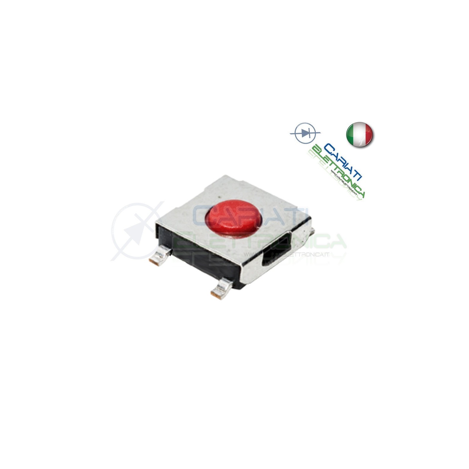 10 MINI MICRO PULSANTE 6X6X3.4 mm PCB Tactile Switch
