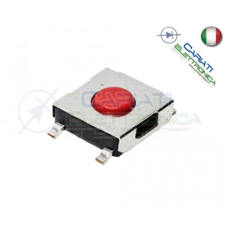 10 MINI MICRO PULSANTE 6X6X3.4 mm PCB Tactile Switch