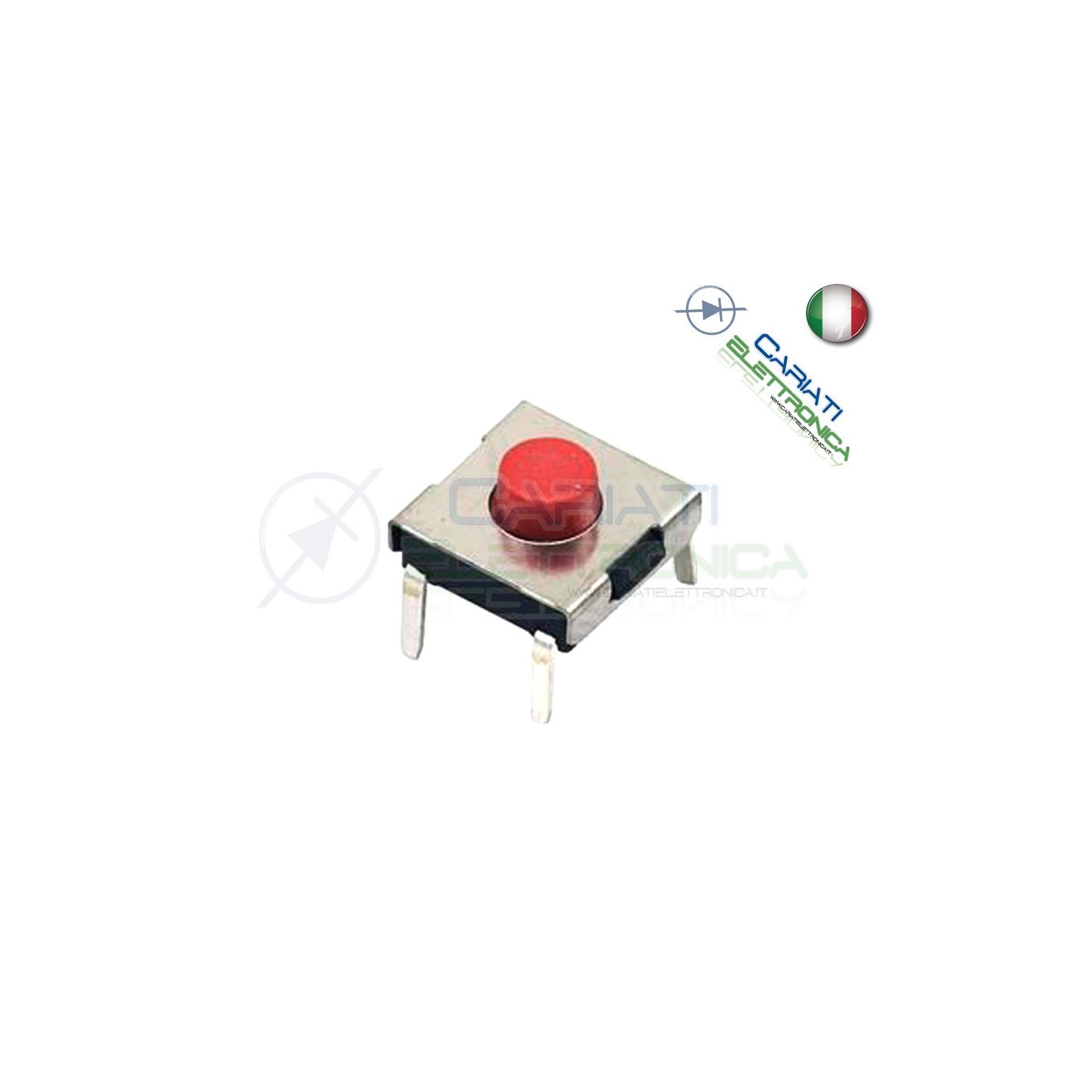 50 MINI MICRO PULSANTE 6X6X3.1 mm PCB Tactile Switch