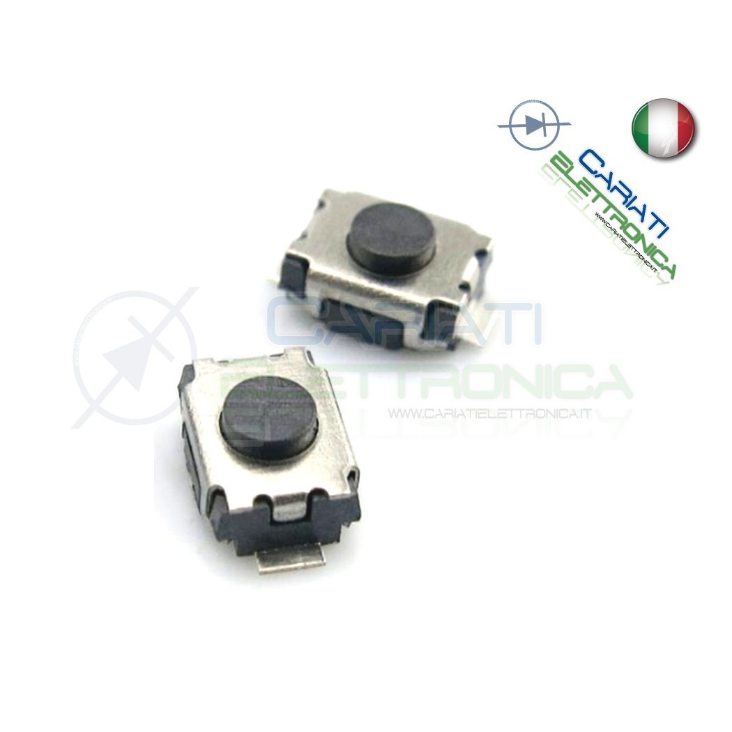 50 PEZZI MINI MICRO PULSANTE 3x4x2 mm PCB Tactile Switch