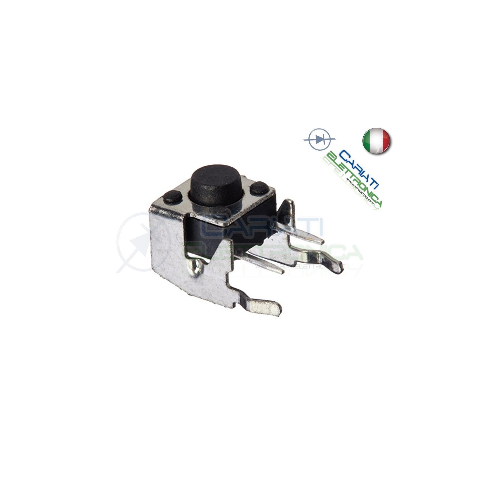 10 MINI MICRO PULSANTE 6X6X4.3 mm PCB Tactile Switch