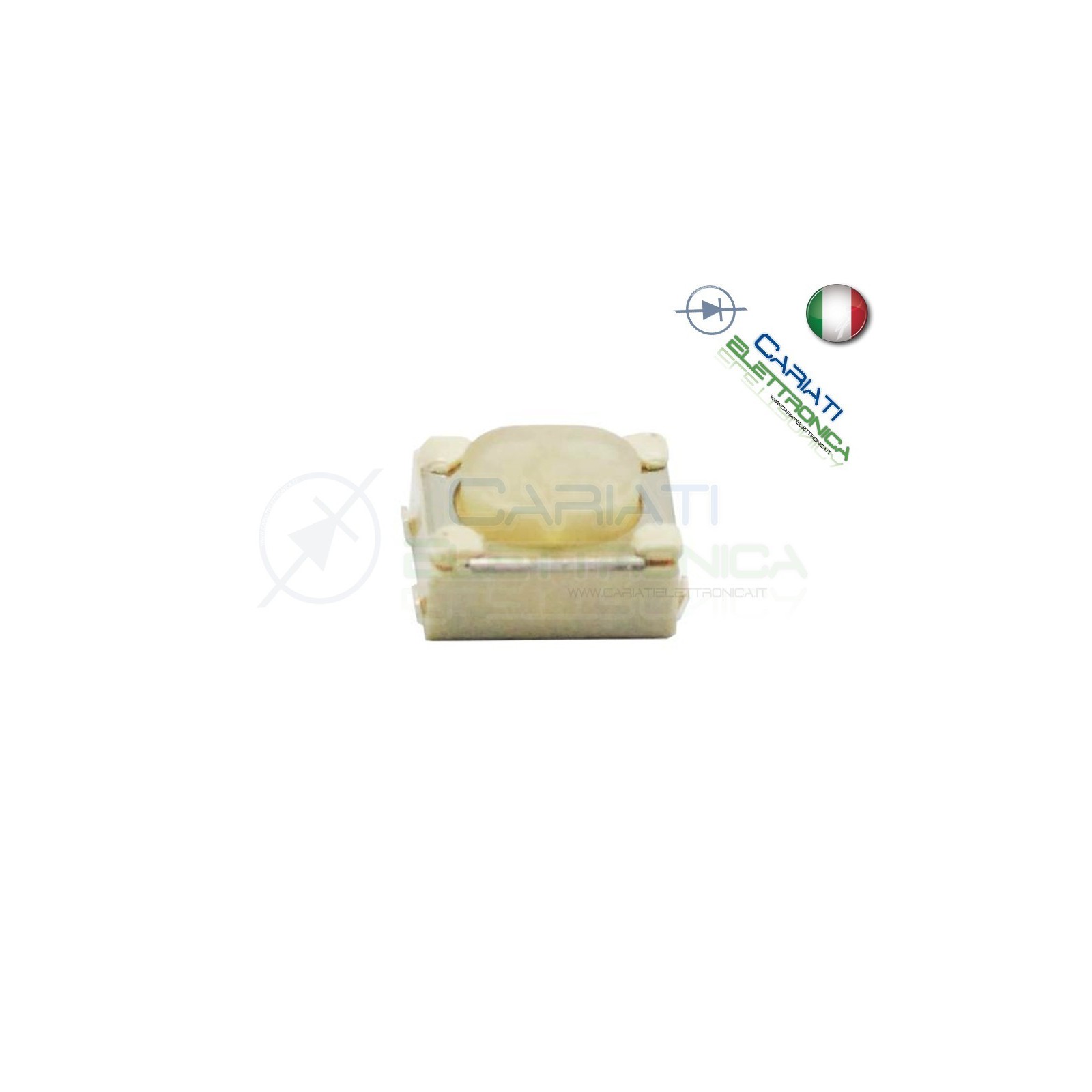 2 PEZZI MINI MICRO PULSANTI PULSANTE 3.2X4.2X2.5 mm PCB Tactile Switch.
