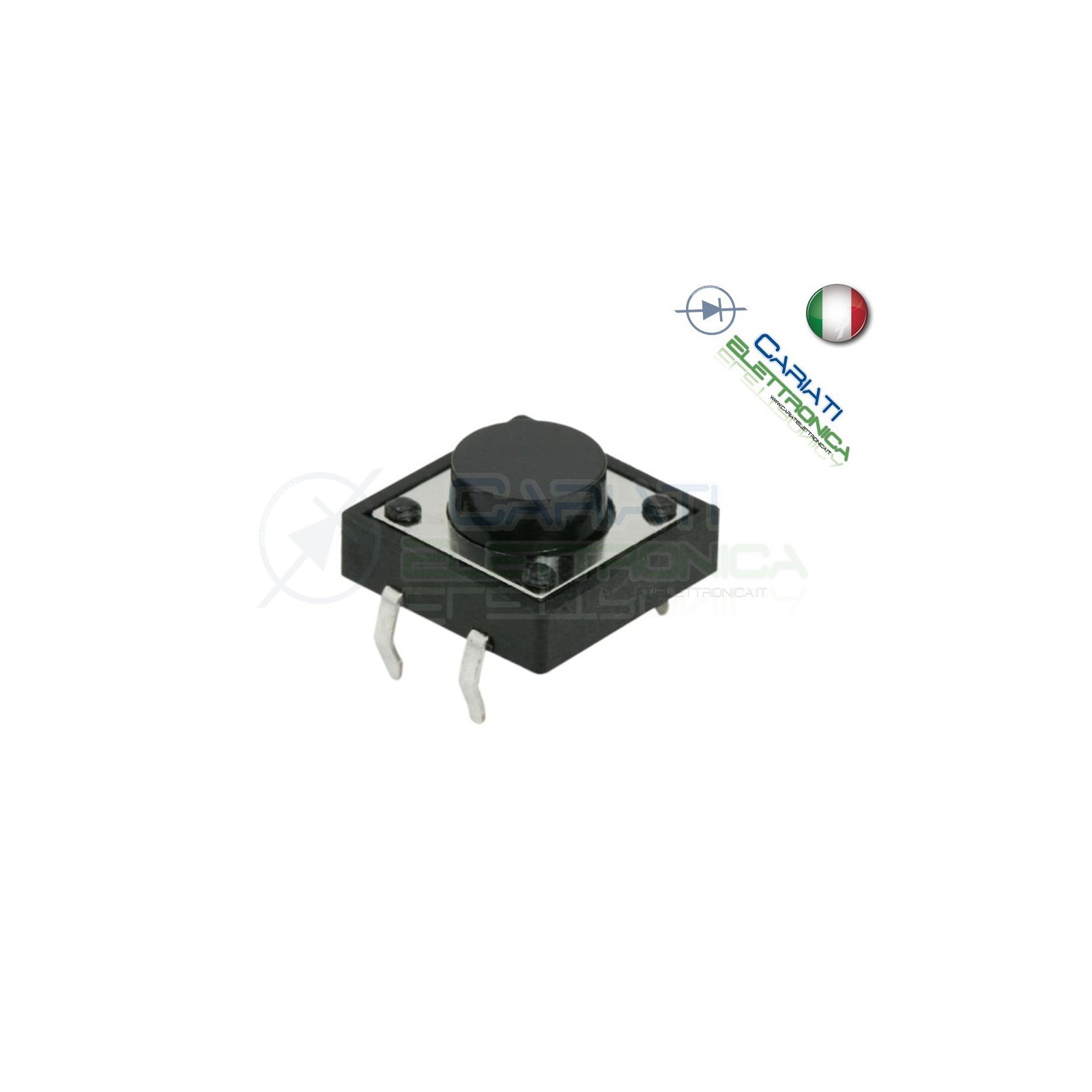 10 PEZZI MINI MICRO PULSANTE 12x12x5 mm PCB Tactile Switch