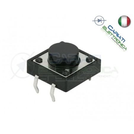 10 PEZZI MINI MICRO PULSANTE 12x12x5 mm PCB Tactile Switch