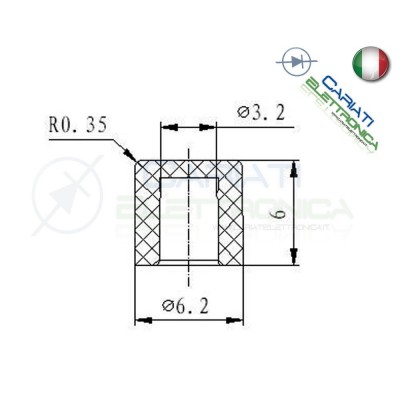 10 PEZZI cap cappuccio ROSSO per pulsanti PCB 6x6 altezza 6 7 8 8,5 9 9,5 10 mm