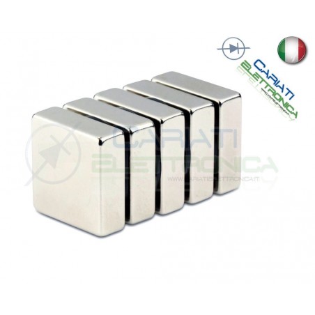10 Pezzi Calamite Magnete Neodimio 5x5x1 Mm Potenti Fimo Ceramica Bomboniere