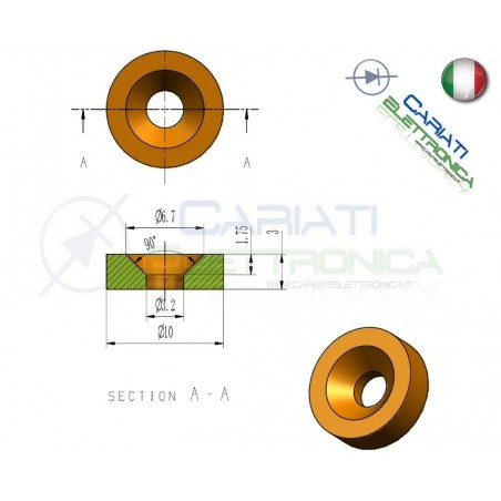 50 Pezzi CALAMITE MAGNETI NEODIMIO 10x3 mm POTENTI FIMO CERAMICA BOMBONIEREGenerico