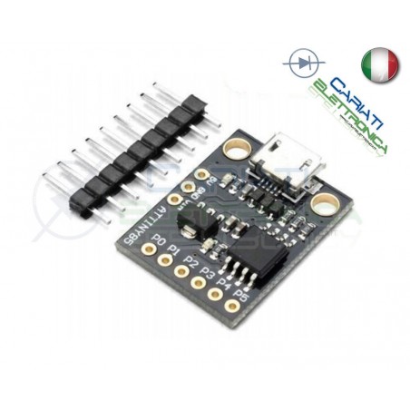 ATTINY85 MICRO USB Board Digispark Kickstarter COMPATIBILE arduino IDE Generico