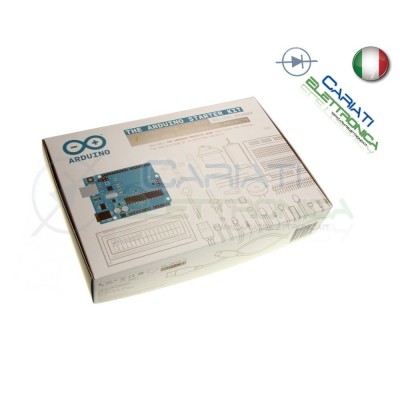 STARTER KIT ARDUINO ORIGINALE CON Arduino UNO R3 Libro Arduino