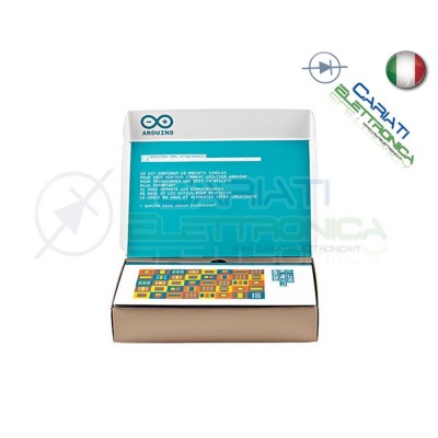 STARTER KIT ARDUINO ORIGINALE CON Arduino UNO R3 Libro Arduino
