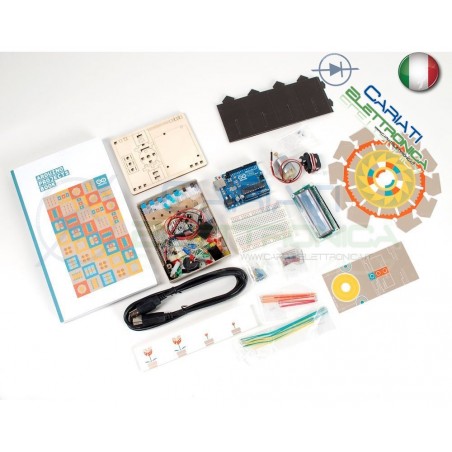 STARTER KIT ARDUINO ORIGINALE CON Arduino UNO R3 Libro Arduino
