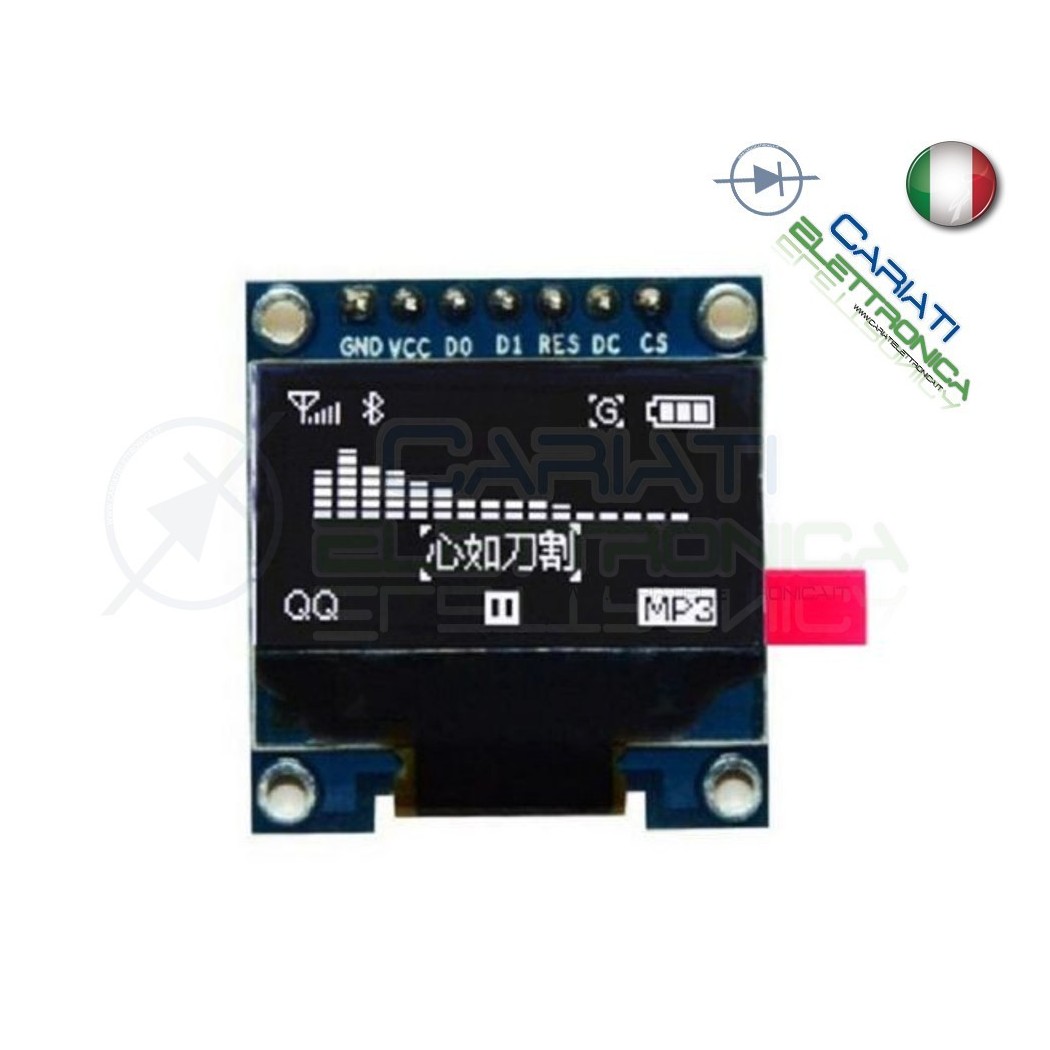 MODULO DISPLAY 0.96" OLED LCD LED 128X64 ARDUINOGenerico