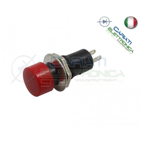 10 PEZZI INTERRUTTORE DA PANNELLO 3A ROSSO