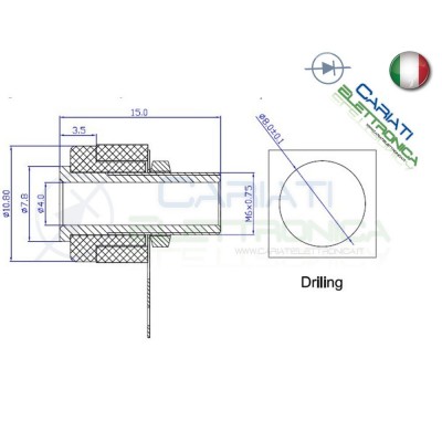 2 Pezzi Coppia CONNETTORE BOCCOLA DA PANNELLO PER SPINA A BANANA 4mm ROSSO NERO Generico