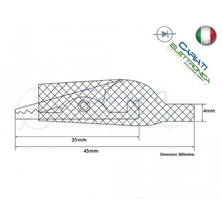 KIT 8 Pezzi Pinze Pinza Coccodrillo con Guaina