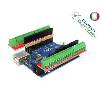 Screw shield per Arduino estensione adattatore morsettiera connettori