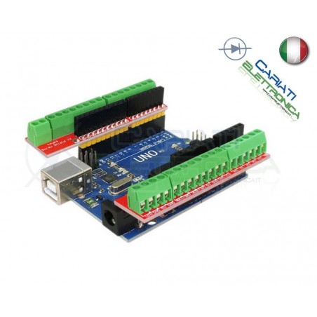 Screw shield per Arduino estensione adattatore morsettiera connettori