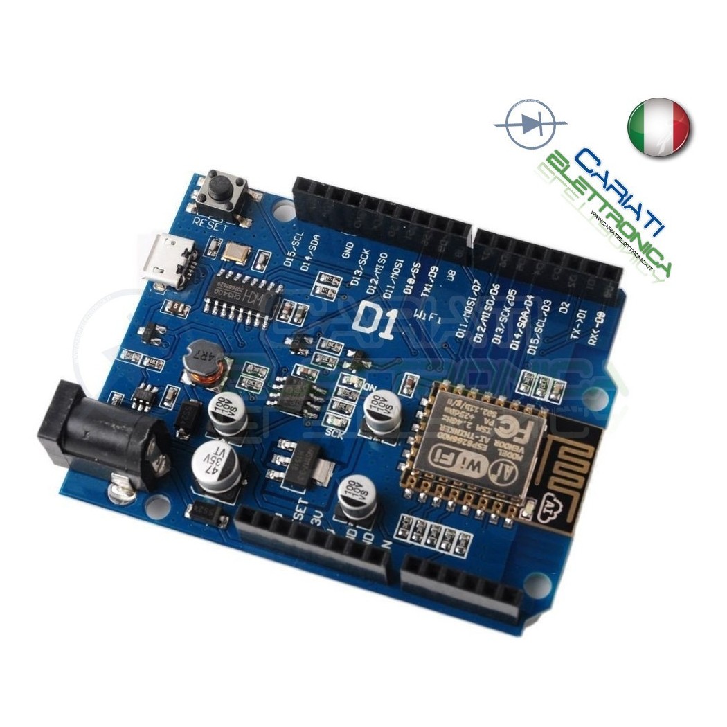 Moduo scheda Wemos d1 esp8266 esp 12e WIFI per Arduino
