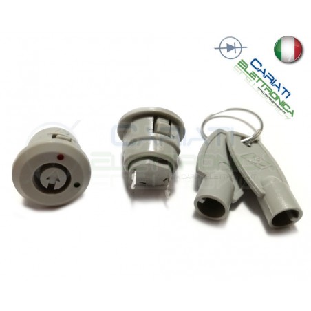 2 PEZZI Interruttore a Chiave Piccolo in plastica ON OFF