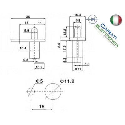 PULSANTE INTERRUTTORE PER PORTIERA PORTA AUTO ALLARME CASA CAMPER MOTO