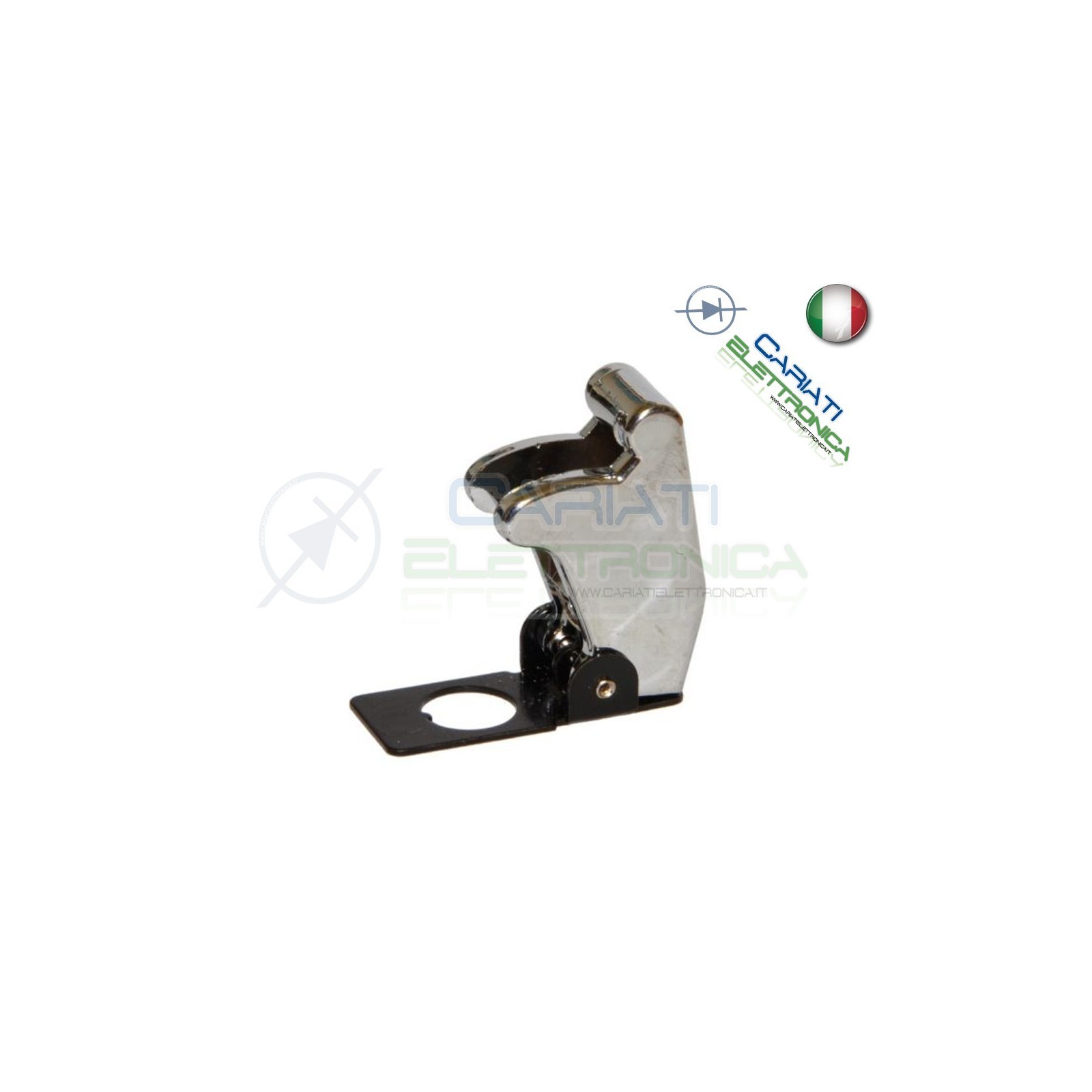 COVER INTERRUTTORE A LEVA CROMATO CHROME Missile Style Toggle Switch Flick